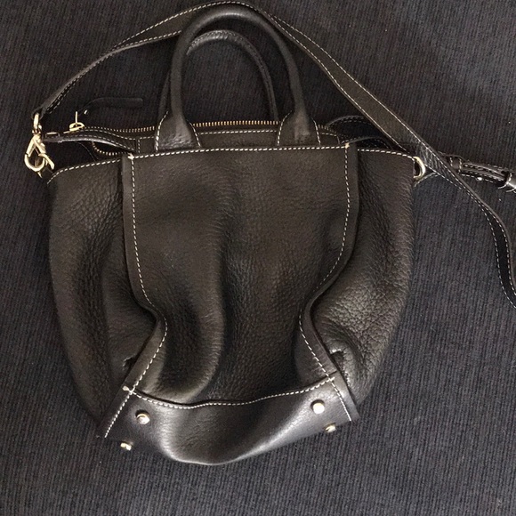 Kate Spade black textured leather shoulder bag. - Picture 5 of 5
